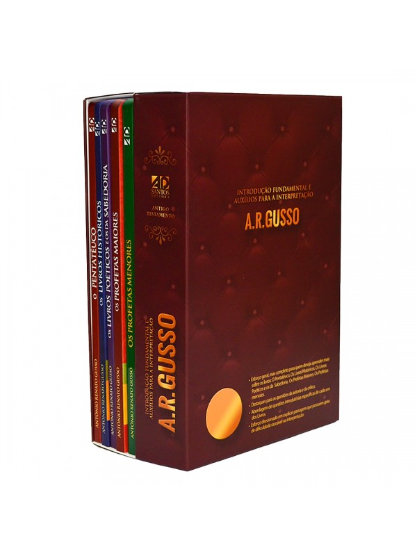 BOX A.R. GUSSO | ANTIGO TESTAMENTO | C/ 5 livros